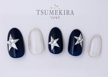 Tsumekira rrieenee × filer Produce 2 Love etoile white