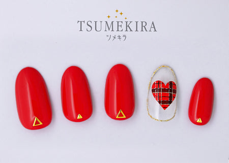 Tsumekira rrieenee × filer Produce 2 Love etoile -red & black-