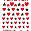 Tsumekira rrieenee × filer Produce 2 Love etoile -red & black-