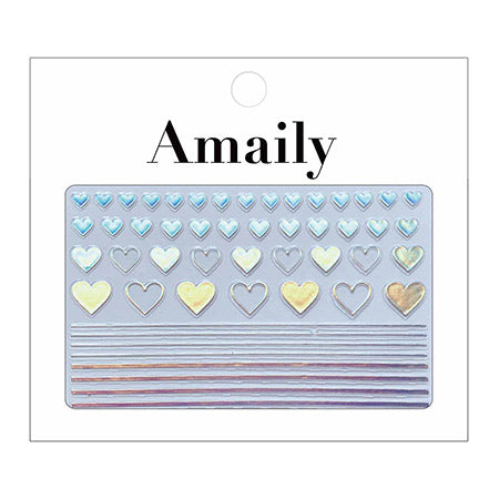 Amaily nail seal No. 9 - 9 Heart (OS)