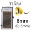 TIARA Gradation Color Lash Brown & Black J Curl 8mm