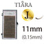 TIARA Gradation Color Lash Brown & Black J Curl 11 mm