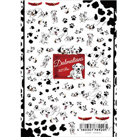 Sha-Nail Pro Sticker Dalmatian  85mm x 123mm