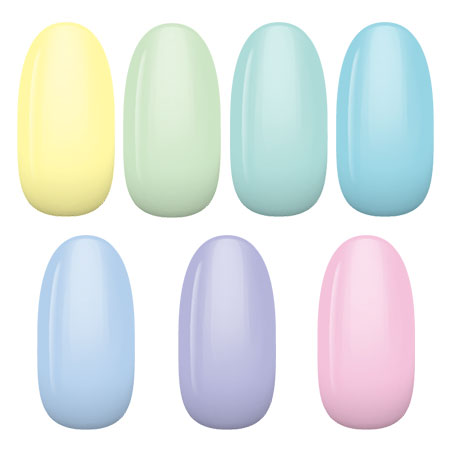 INITY High-End Color Milk collection set (7 colors)