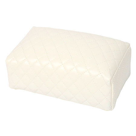 Nail garden quilted pattern armrest mini White
