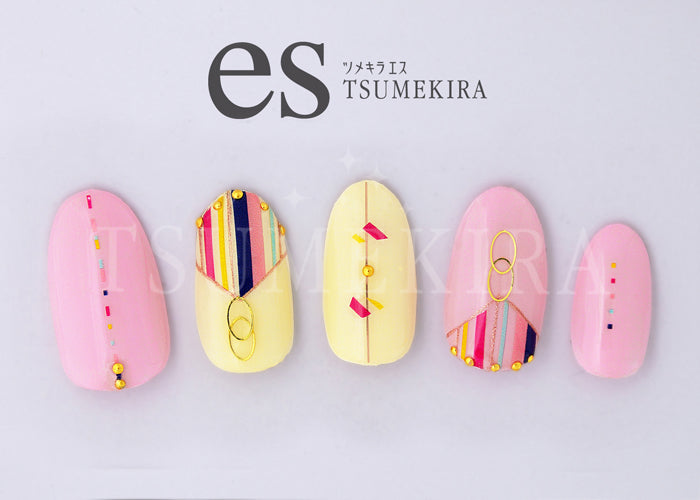 Tsumekira es Colorful stripes ES-CST-101