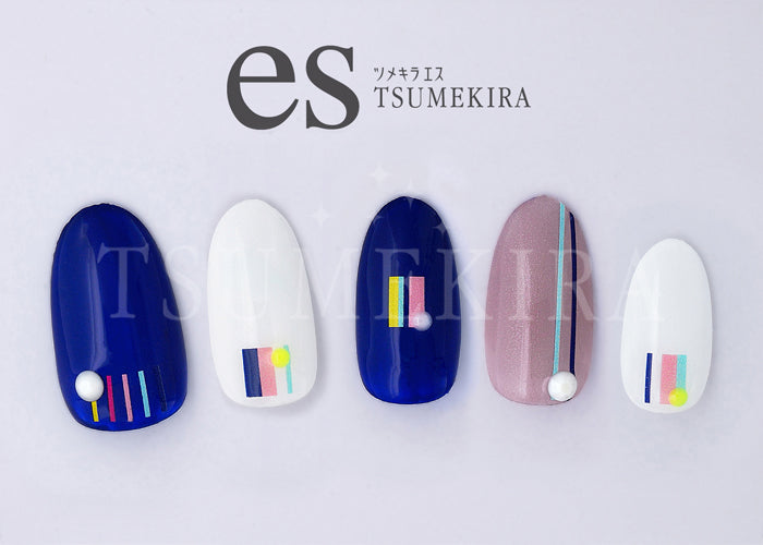 Tsumekira es Colorful stripes ES-CST-101