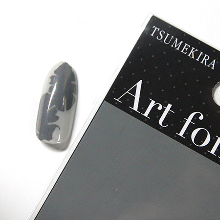 Tsumekira Art Foil Fumi Select Nano Gray AF-FUM-011