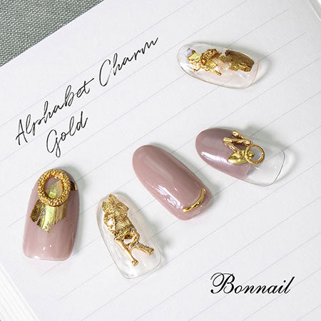 Bonnail Alphabet Charm Gold S