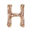 Bonnail Alphabet Charm Pink Gold H
