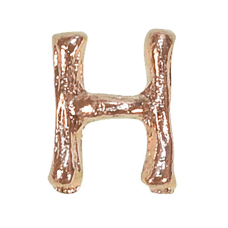 Bonnail Alphabet Charm Pink Gold H