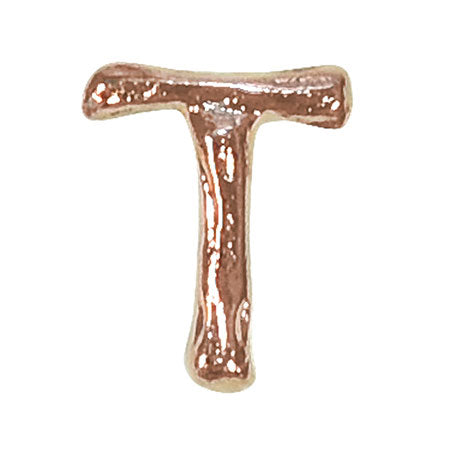 Bonnail Alphabet Charm Pink Gold T