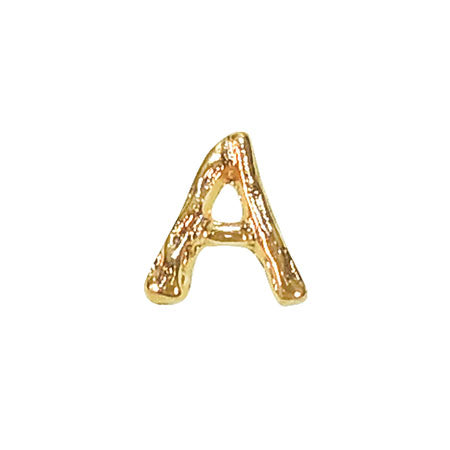 Bonnail Alphabet Charm Mini Gold A