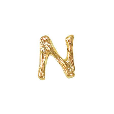 Bonnail Alphabet Charm Mini Gold N