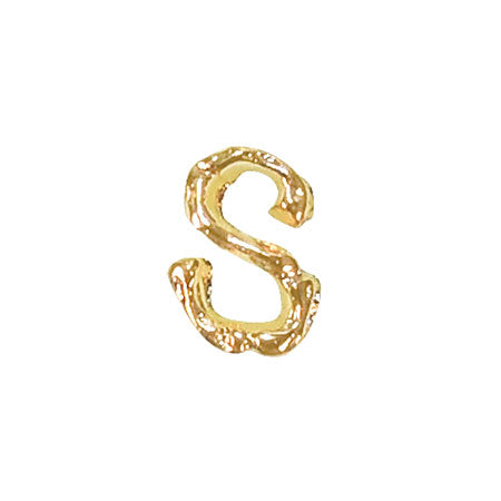 Bonnail Alphabet Charm Mini Gold S