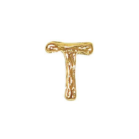Bonnail Alphabet Charm Mini Gold T