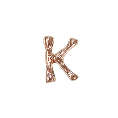 Bonnail Alphabet Charm Mini Pink Gold K