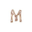 Bonnail Alphabet Charm Mini Pink Gold M