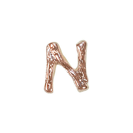 Bonnail Alphabet Charm Mini Pink Gold N