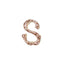 Bonnail Alphabet Charm Mini Pink Gold S