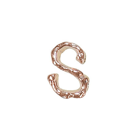 Bonnail Alphabet Charm Mini Pink Gold S