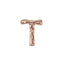 Bonnail Alphabet Charm Mini Pink Gold T