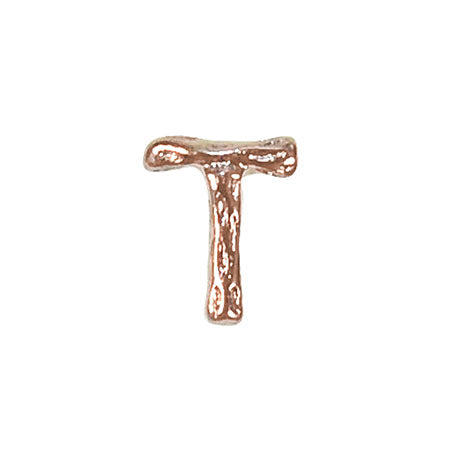 Bonnail Alphabet Charm Mini Pink Gold T
