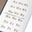 Bonnail Alphabet Charm Mini Gold H