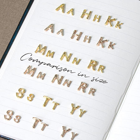 Bonnail Alphabet Charm Mini Gold K