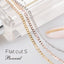 Bonnail chain flat cut S  Silver