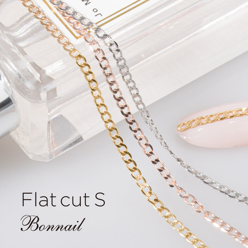 Bonnail chain flat cut S  Silver