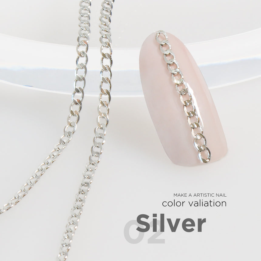 Bonnail chain flat cut S Pink Gold