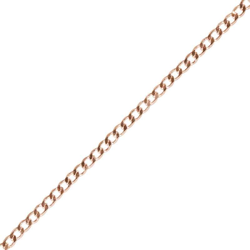 Bonnail chain flat cut S Pink Gold