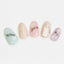SHAREYDVA Nail Parts Mesh Morocco Rectangle Gold