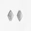 SHAREYDVA Nail Parts Mesh Morocco Diamond Silver