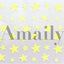 amaily No. 5-32 stars (fluorescent yellow)