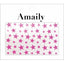amaily No. 5-34 stars (fluorescent pink)