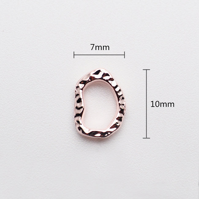 Nail Accessories Loop Gemstone Frame D