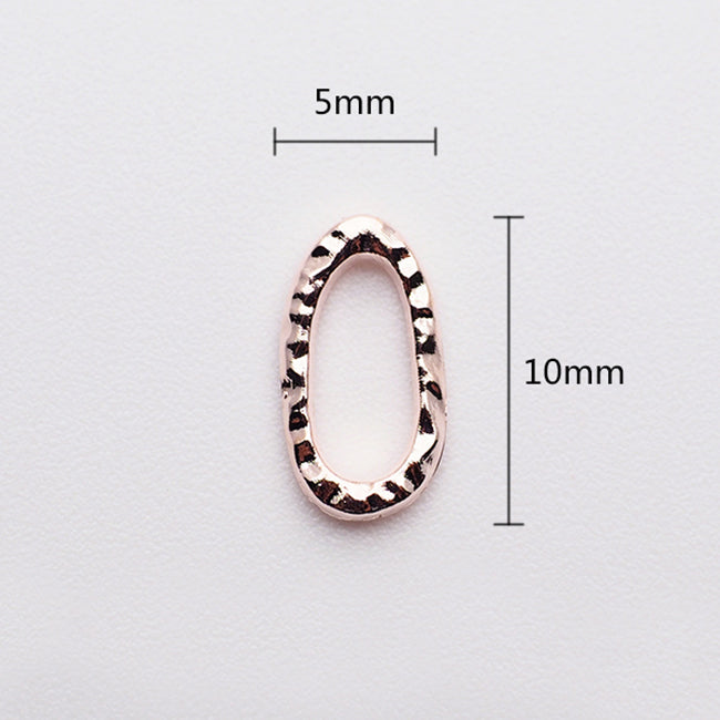 Nail Accessories Loop Gemstone Frame F
