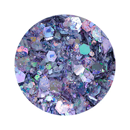 MATIERE Shine MIX Glitter With Hologram Light Purple