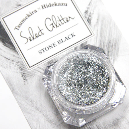 TSUMEKIRA × HIDEKAZU Select Glitter Stone Black