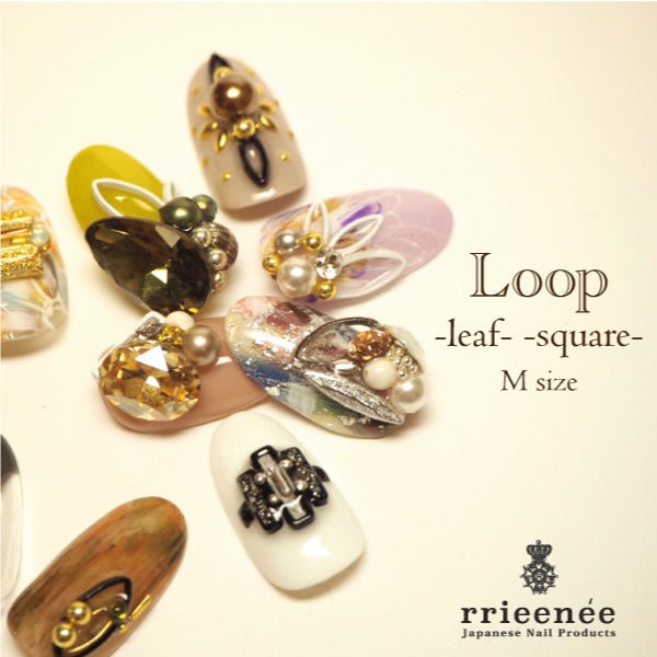 Bonnail × RieNofuji Loop Square M Black