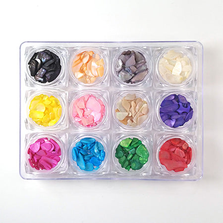 ICE GEL Big Shell Stone 12 Colors