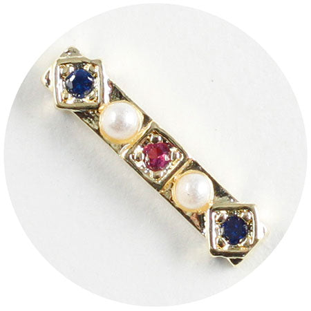 Empty Refined Parts A293 Gold / Crystal / Navy / Ruby / Pearl
