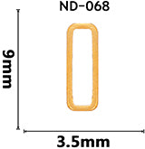 Lady Grace Nail Accessories   ND068 Gold