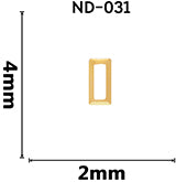 Lady Grace Nail Accessories  ND031 Gold