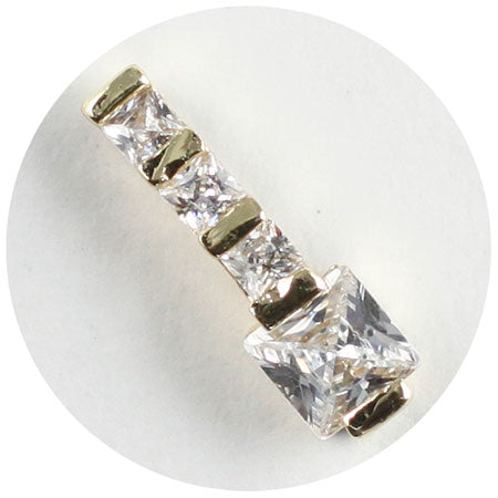 Empty Refined Parts A297 Gold Crystal