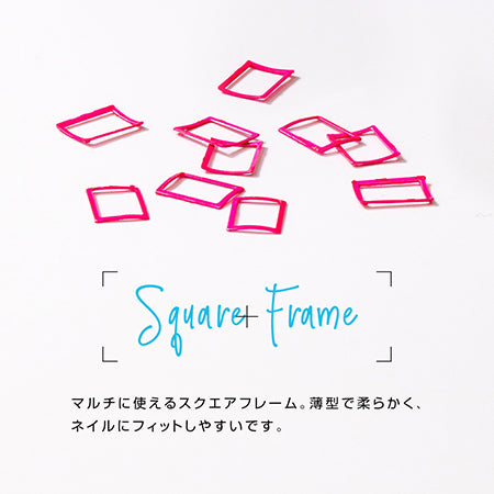 Bonnail × mda Square Focus L Neon Pink