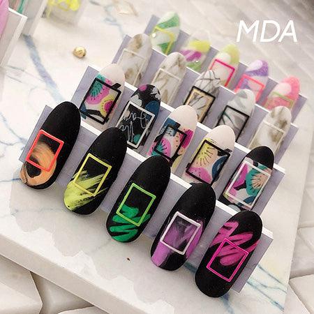 Bonnail × mda Square Focus L Neon Pink