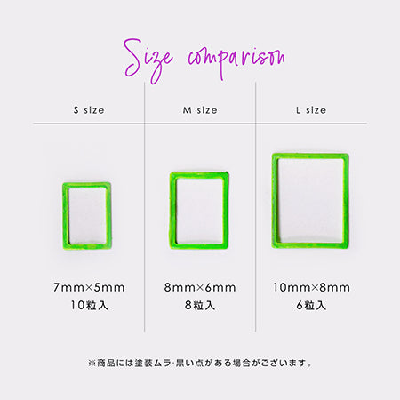 Bonnail × mda Square Focus L Neon Green
